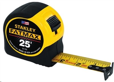 Main 1 - STANLEY 1-1/4"  FAT MAX RULE TAPE 25 FT. (33-725) - Arlington Coal & Lumber