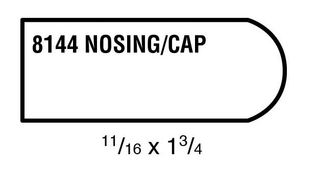 Main 1 - (8144) 11/16" X 1-3/4" CLEAR PINE NOSING - Arlington Coal & Lumber