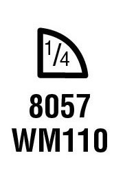 Main 1 - (8057) 1/4" X 1/4" CLEAR PINE QUARTER ROUND MOULDING - Arlington Coal & Lumber