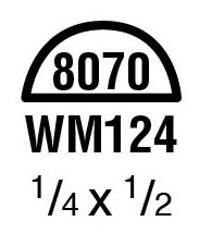 Main 1 - (8070) 1/4" X 1/2" CLEAR PINE HALF ROUND MOULDING - Arlington Coal & Lumber