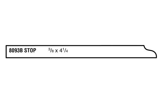 Main 1 - (8093B) 3/8" X 4-1/4" CLEAR PINE STOP BEAD MOULDING - Arlington Coal & Lumber