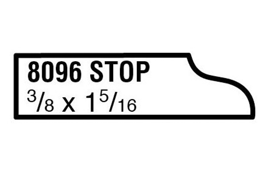 Main 1 - (8096) 3/8" X 1-5/16" CLEAR PINE STOP BEAD MOULDING - Arlington Coal & Lumber