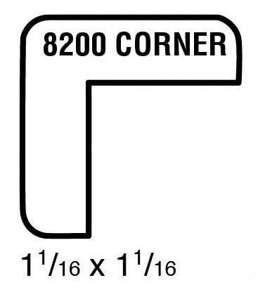 Main 1 - (8200) 1-1/16" X 1-1/16" CLEAR PINE CORNER MOULDING - Arlington Coal & Lumber