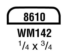 Main 1 - (8610) 1/4" X 3/4" CLEAR PINE SCREEN MOULDING - Arlington Coal & Lumber