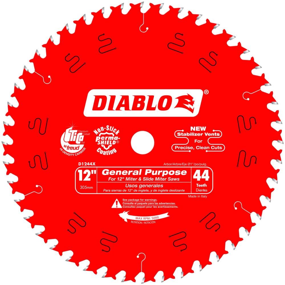 Main 1 - DIABLO 12" X 44TH GENERAL PURPOSE SAW BLADE (D1244X) - Arlington Coal & Lumber