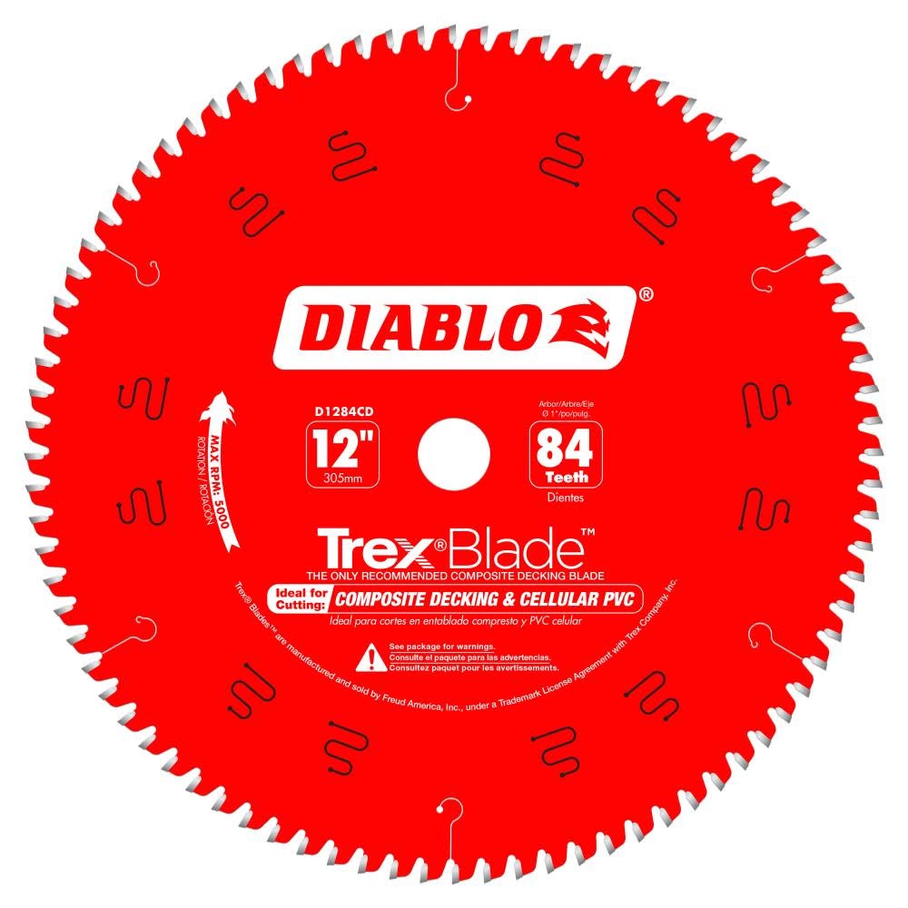 Main 1 - DIABLO 12" X 84TH TREX SAW BLADE (D1284CD)  - Arlington Coal & Lumber