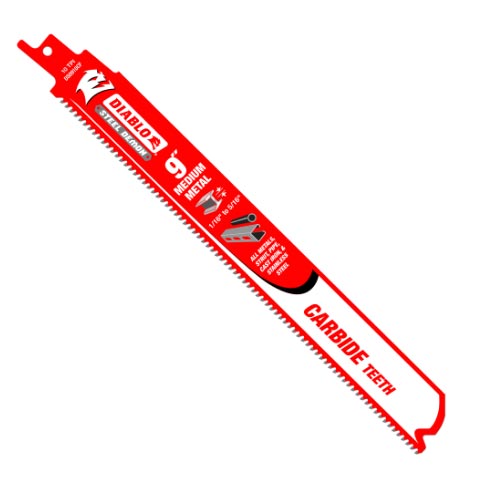 Main 1 - DIABLO 9" CARBIDE TIP MED RECIP BLADE 3-PAK - Arlington Coal & Lumber