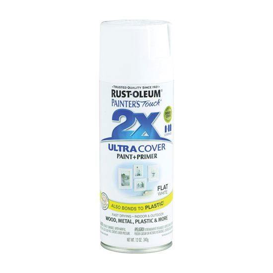 Main 1 - PAINT SPRAY 2X FLAT WHITE 12OZ - Arlington Coal & Lumber