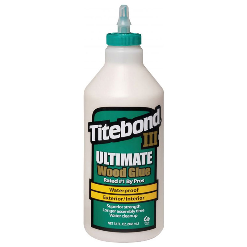 Main 1 - TITEBOND III ULTIMATE WOOD GLUE INTERIOR/EXTERIOR WATERPROOF QT (GREEN) - Arlington Coal & Lumber