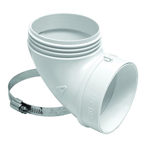 Main 1 - ELBOW VENT KIT 90DEG WHT - Arlington Coal & Lumber