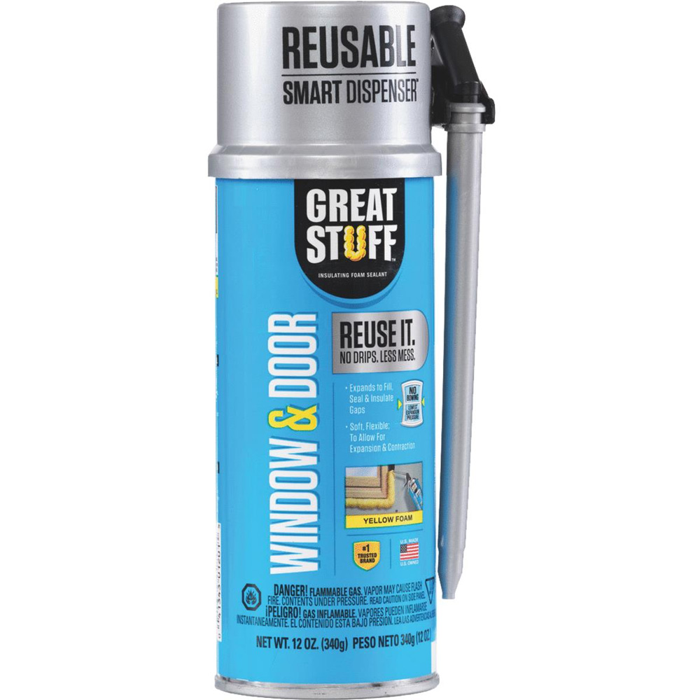 Main 1 - GREAT STUFF WINDOW & DOOR SMART DISPENSER FOAM SEALANT INSULATION 12OZ (BLUE CAN) - Arlington Coal & Lumber
