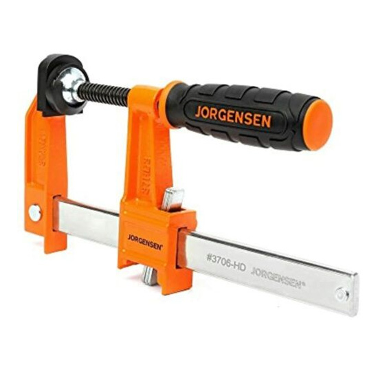 Main 1 - JORGENSEN 6" HEAVY DUTY ADJUSTABLE STEEL BAR CLAMP (3706-HD) - Arlington Coal & Lumber