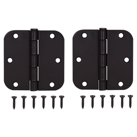 Main 1 - HINGE DOOR RD 3.5X3.5IN ORB HINGE DOOR RD 3.5X3.5IN ORB - Arlington Coal & Lumber