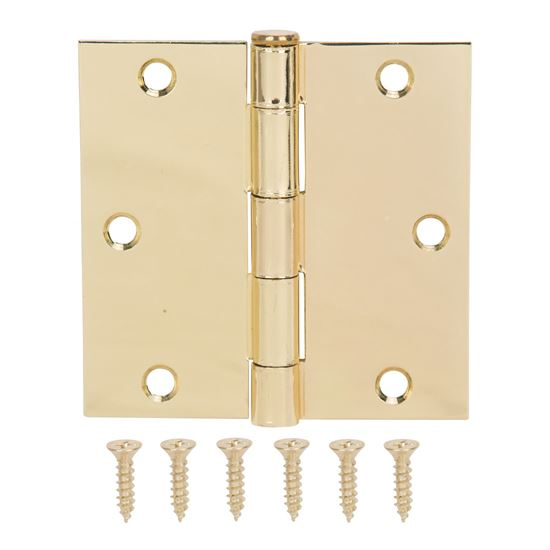 Main 1 - HINGE DOOR SQ RES 3.5IN BRTBRS - Arlington Coal & Lumber