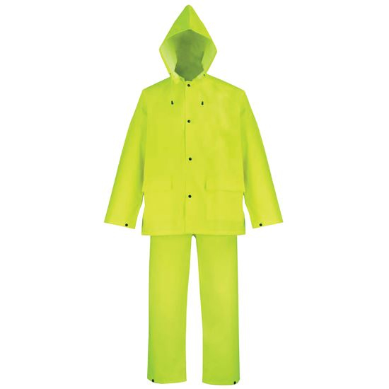 Main 1 - RAINSUIT POLYESTER YLW 3PC XL - Arlington Coal & Lumber