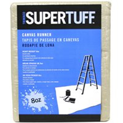 Main 1 - SUPERTUFF 4 X 15 FT 8 OZ HEAVY DUTY CANVAS DROPCLOTH RUNNER (58908) BLUE - Arlington Coal & Lumber