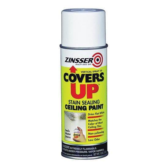 Main 1 - ZINSSER 13 OZ. SPRAY COVERS UP CEILING PAINT/PRIMER - Arlington Coal & Lumber