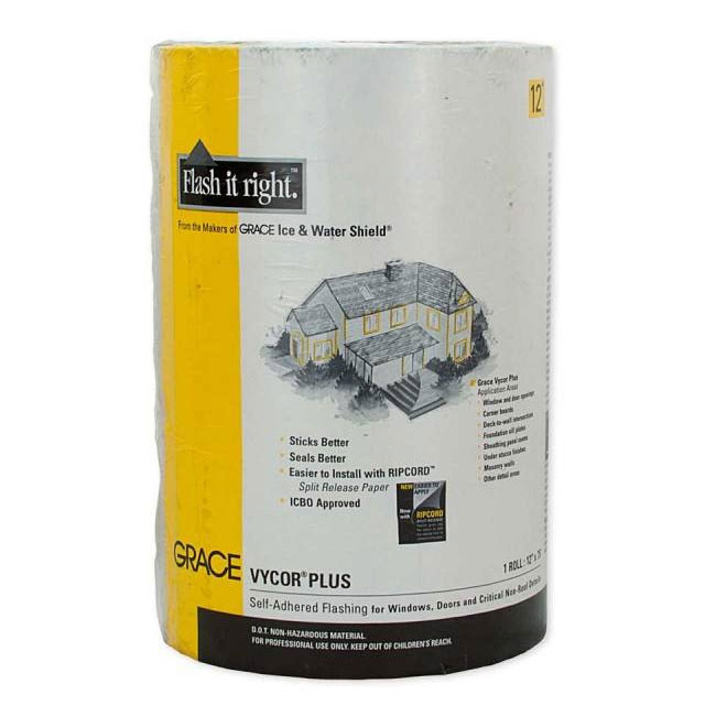 Main 1 - GRACE 12" X 75 FT VYCOR PLUS SELF ADHERED FLASHING (6/BX) - Arlington Coal & Lumber