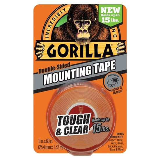Main 1 - GORILLA TOUGH & CLEAR MOUNTING TAPE 60IN (15LBS) - Arlington Coal & Lumber