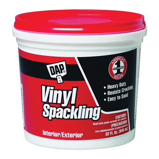 Main 1 - DAP WHITE HD VINYL SPACKLING COUMPOUND INT/EXT 1 QT (12132) - Arlington Coal & Lumber