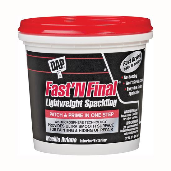 Main 1 - DAP COMPOUND SPACKLING LT WT QUART (12142) - Arlington Coal & Lumber