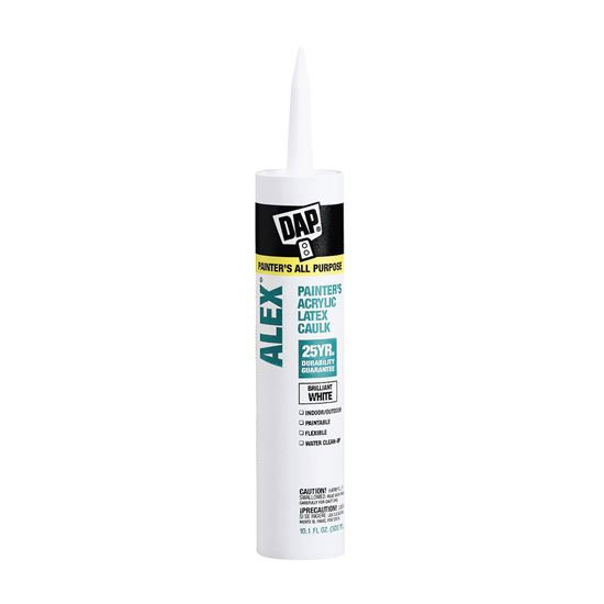 Main 1 - DAP ALEX WHITE LATEX PAINTERS CAULK  10.1 OZ (18670) - Arlington Coal & Lumber