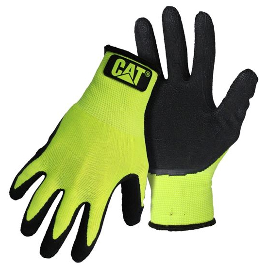 Main 1 - GLOVES LATEX PALM HIVIS GRN L - Arlington Coal & Lumber