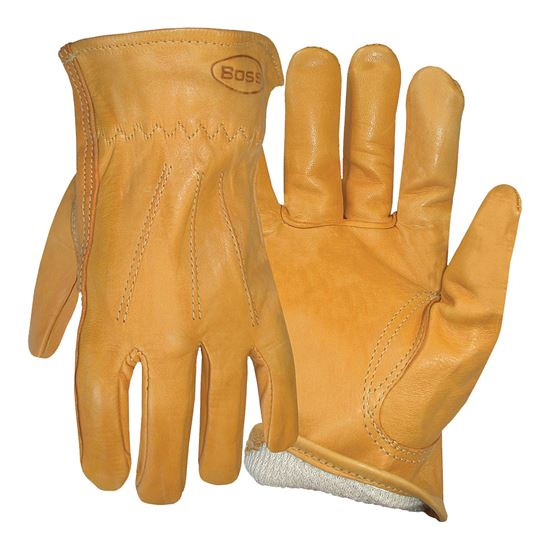BOSS LINED GRAIN LEATHER GLOVE XL (6133J) - Arlington Coal & Lumber