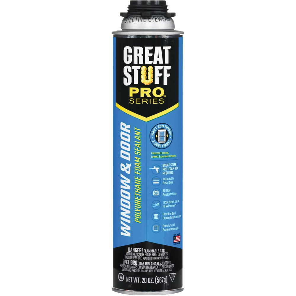 GREAT STUFF WINDOW & DOOR "PRO" FOAM SEALANT INSULATION 24 OZ. (BLUE CAN GUN) - Arlington Coal & Lumber