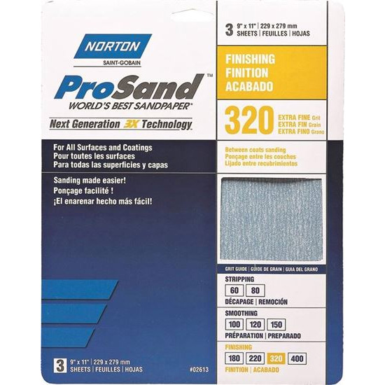 Main 1 - SANDPAPER AL OXIDE 9X11IN 320 - Arlington Coal & Lumber