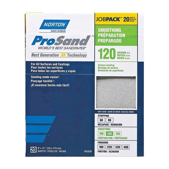 Main 1 - SANDPAPER AL OXIDE 9X11IN P120 - Arlington Coal & Lumber
