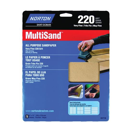 Main 1 - SANDPAPER AL OXIDE 9X11IN P220 - Arlington Coal & Lumber