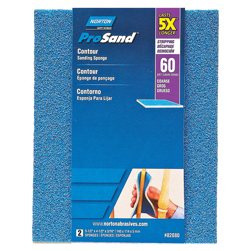 Main 1 - 82080 SANDING SPNG CONTOUR 60 PAD SANDING CONTOUR 60 GRIT - Arlington Coal & Lumber