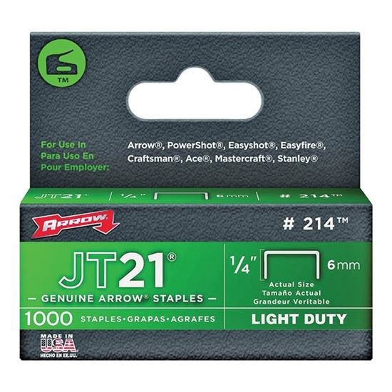 Main 1 - 214 STAPLES 1/4" 1000/BOX - Arlington Coal & Lumber