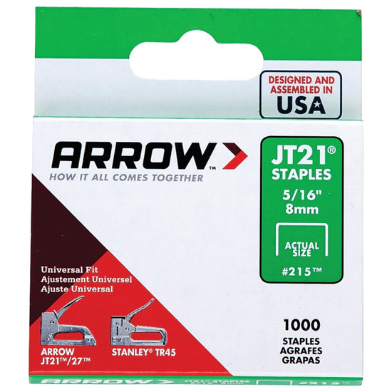 Main 1 - 215 STAPLES 5/16" 1000/BOX - Arlington Coal & Lumber