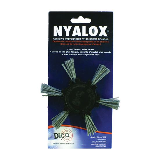 Main 1 - NYALOX 4" FLAP BRUSH GREY COARSE (541-776-4) - Arlington Coal & Lumber