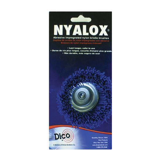 Main 1 - NYALOX 2-1/2" CUP BRUSH BLUE FINE (541-786-21/2) - Arlington Coal & Lumber