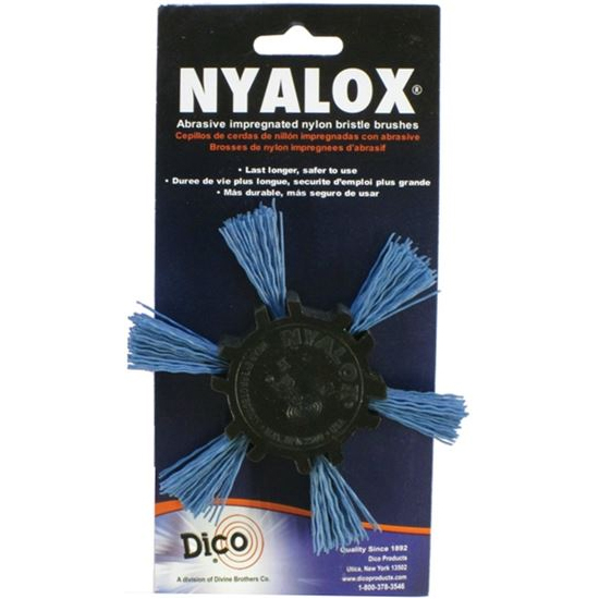 Main 1 - NYALOX 4" FLAP BRUSH BLUE FINE (541-788-4) - Arlington Coal & Lumber