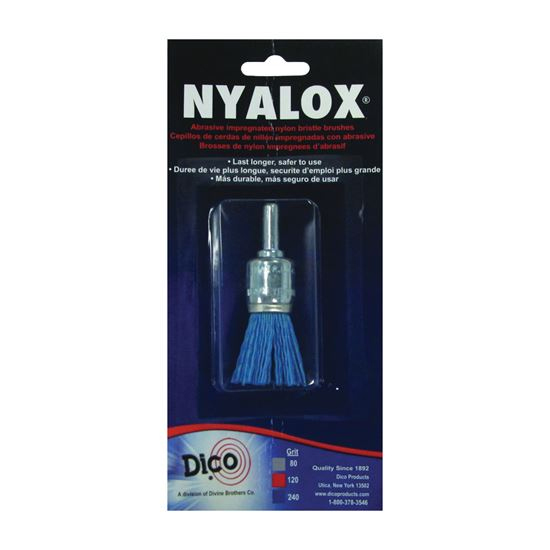 Main 1 - NYALOX 3/4" END BRUSH BLUE FINE (541-787-3/4) - Arlington Coal & Lumber