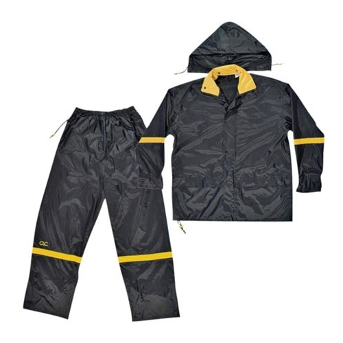 Main 1 - RAINSUIT NYLON/PVC BLK 3PC LRG - Arlington Coal & Lumber