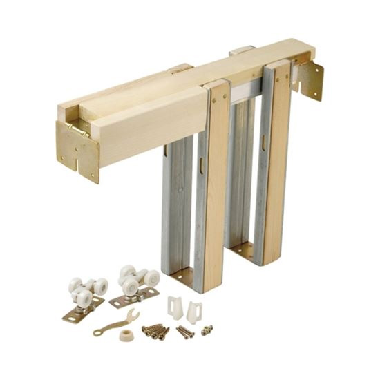 Main 1 - JOHNSON HARDWARE 153068PF UNIVERSAL POCKET DOOR FRAME KIT 125# - Arlington Coal & Lumber