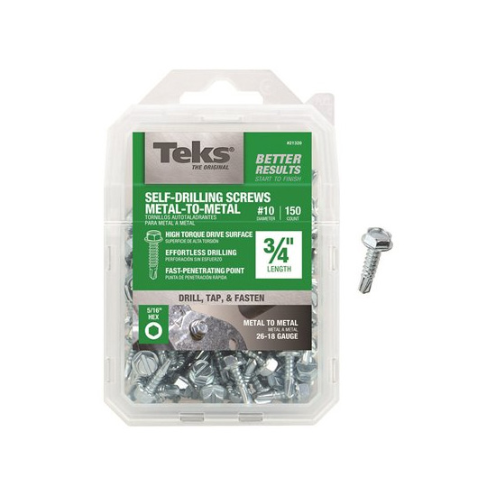 Main 1 - SCRW MTL SELF-TAP HEX 10X3/4 - Arlington Coal & Lumber