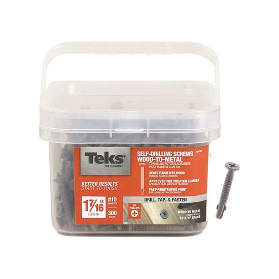 Main 1 - 21381 SCREW W/WING 10X1-7/16IN SCREW W/WING PFH NO10X1-7/16IN - Arlington Coal & Lumber