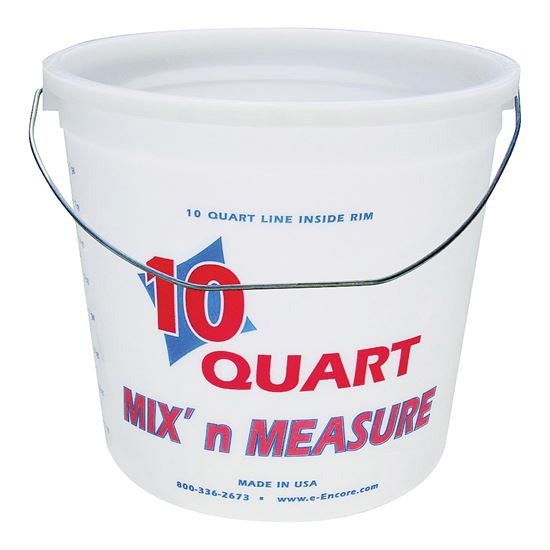 Main 1 - 20325 10 QT. MIX-N-MEASURE PLASTIC PAINT PAIL W HNDL - Arlington Coal & Lumber