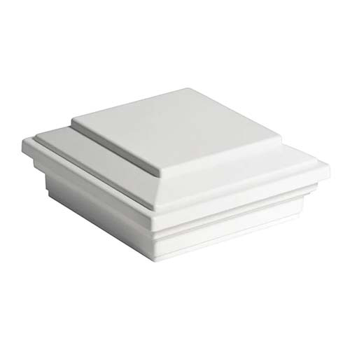 Main 1 - TREX TRANSCEND WHITE 4" X 4" FLAT POST CAP - Arlington Coal & Lumber