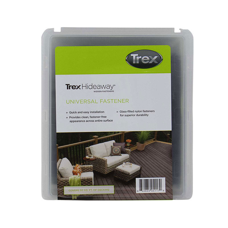 Main 3 - TREX UNIVERSAL HIDDEN FASTENER CLIPS (50 SQ FT.) 90 PCS - Arlington Coal & Lumber