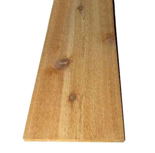 1 X 6 PREMIUM KNOTTY WESTERN RED CEDAR BOARD S1S2E 8-16 FT  - Arlington Coal & Lumber