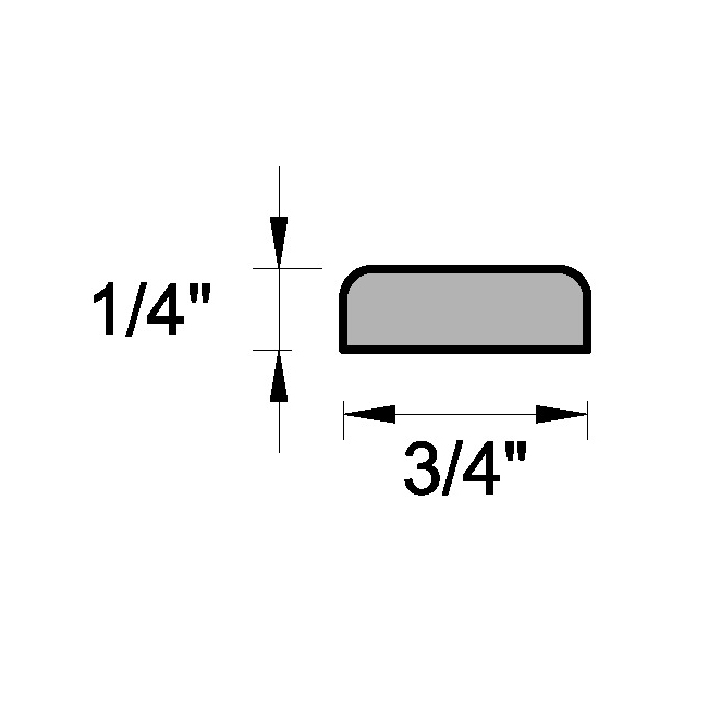 Main 3 - (8610) 1/4" X 3/4" CLEAR PINE SCREEN MOULDING - Arlington Coal & Lumber