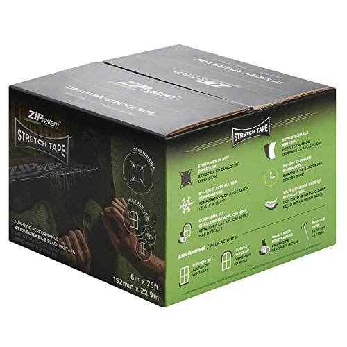 Main 1 - 6" X 75' HUBER STRETCH FLASHING TAPE #5017123 - Arlington Coal & Lumber