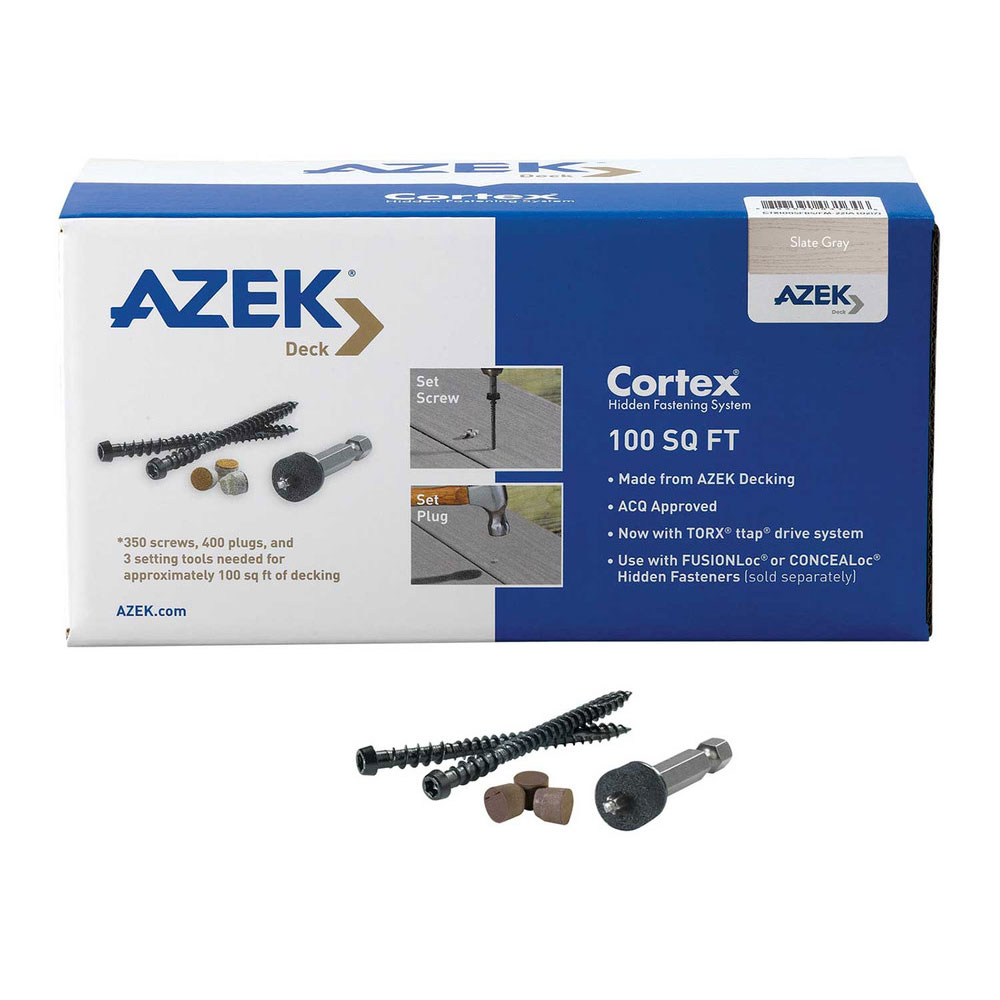 Main 1 - BX CORTEX 2-1/2" SLATE GRAY TIMBERTECH "HARVEST" DECK SCREW COLLATED (100 SQFT) - Arlington Coal & Lumber